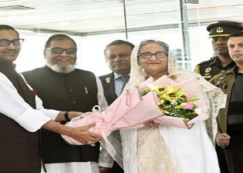 ছয়দিনের সরকারি সফর শেষে দেশে ফিরলেন প্রধানমন্ত্রী