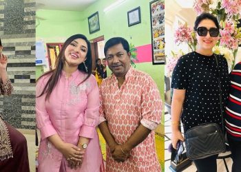 অপু বিশ্বাস-গৌতম সাহা এবার অসহায় শিশুদের পাশে