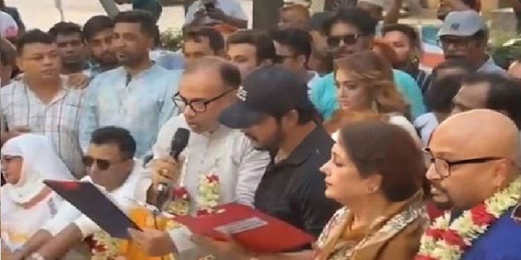 শপথ নিলেন বাংলাদেশ চলচ্চিত্র শিল্পী সমিতির নবনির্বাচিত সদস্যরা