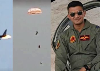 বিমানবাহিনীর বিধ্বস্ত হওয়া প্রশিক্ষণ যুদ্ধবিমানের পাইলটের মৃত্যু