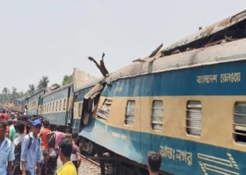 গাজীপুরে দুই ট্রেনের সংঘর্ষে আহত- ৫০