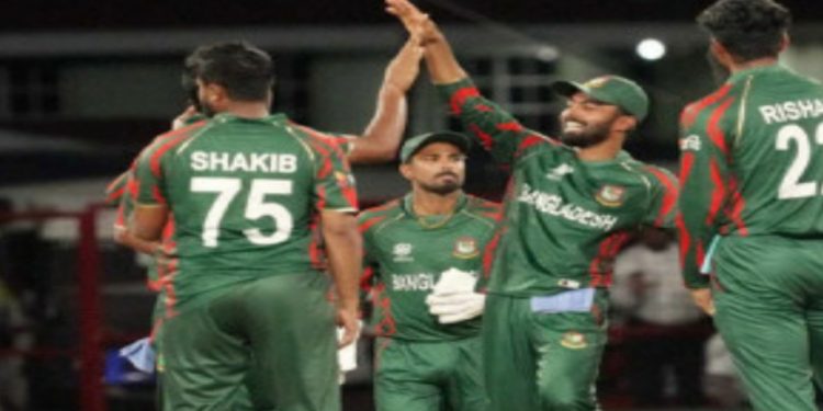 নেপালকে ২১ রানে হারিয়ে সুপার এইটে বাংলাদেশ