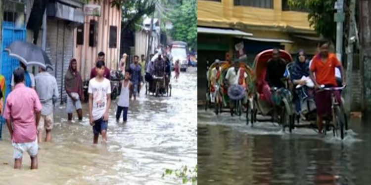 সিলেটে প্রায় চার লাখ মানুষ পানিবন্দি