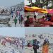 পর্যটকদের পদচারণায় মুখরিত কুয়াকাটা সমুদ্র সৈকত
