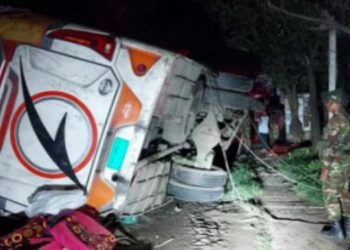 ঢাকা-সিলেট মহাসড়কে সড়ক দুর্ঘটনায় নিহত-১ আহত- ৪৪