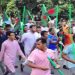 আওয়ামী বিরোধীদের ধানমন্ডি ৩২ নম্বরে অবস্থান