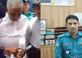 স্বরাষ্ট্রমন্ত্রীকে ভিডিও দেখানো সেই ডিসি পুলিশ হেফাজতে