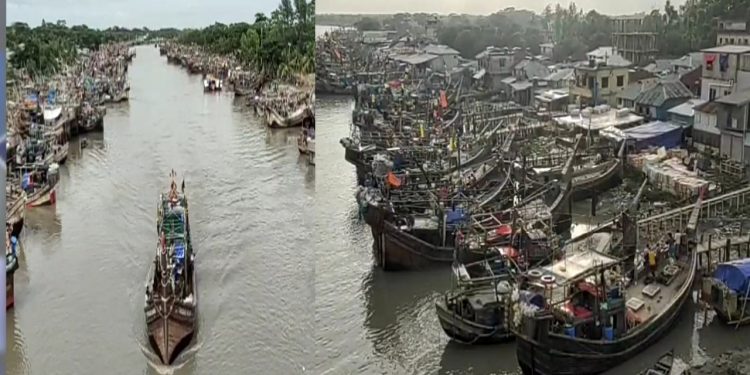 নিম্নচাপের প্রভাবে বৃষ্টিপাত অব্যাহ, পায়রা বন্দরে ৩ নম্বর সতর্ক সংকেত বহাল