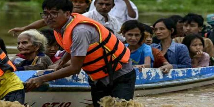 মিয়ানমারে বন্যায় প্রাণহানি- ২২৬,নিখোঁজ- ৭৭