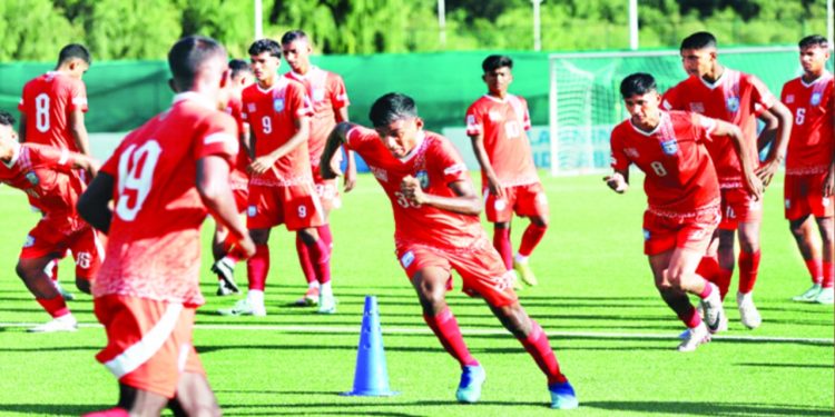 সাফ অনূর্ধ্ব-১৭ চ্যাম্পিয়নশিপে আজ বাংলাদেশের প্রতিপক্ষ ভারত