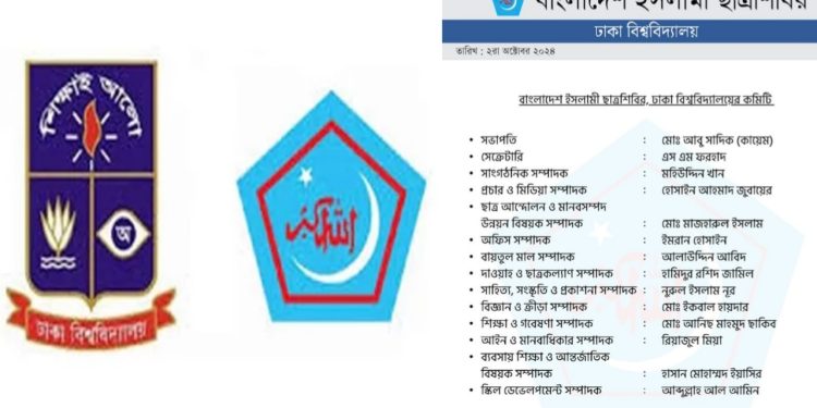 ছাত্রশিবিরের ঢাবি শাখার পূর্ণাঙ্গ কমিটি প্রকাশ