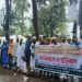মহানবী হযরত মুহাম্মদ (সাঃ) কটুক্তি করার প্রতিবাদে মানববন্ধন ও প্রতিবেশ সমাবেশ