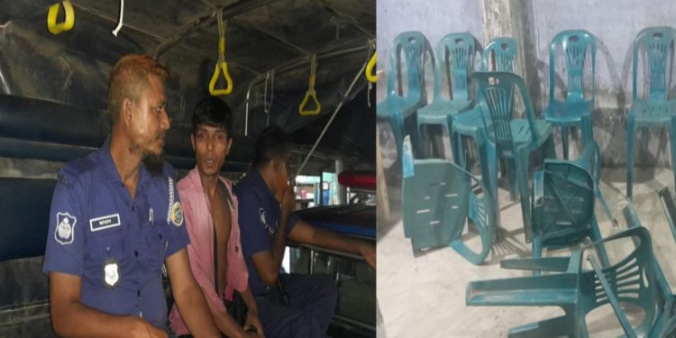 মির্জাগঞ্জে বিএনপির অফিস ভাঙচুরের ঘটনায় যুবলীগ কর্মী গ্রেফতার