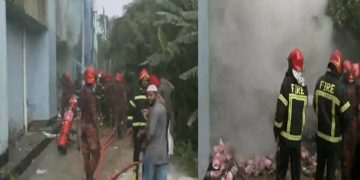 বরিশালে শের-ই-বাংলা মেডিকেলে আগুন, নিয়ন্ত্রণে ৭ ইউনিট