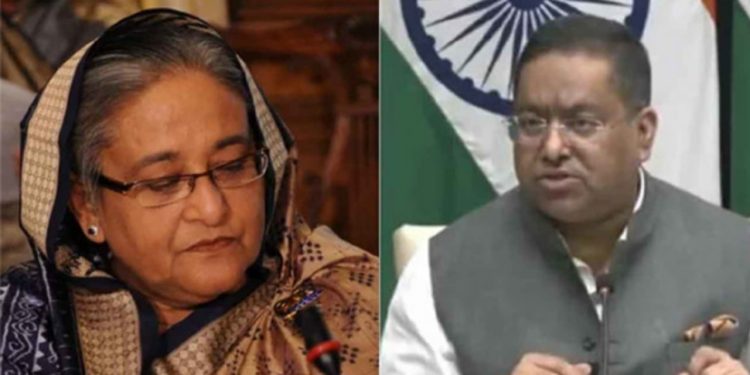 শেখ হাসিনা ভারতে এখনো আছেন, থাকবেন: রণধীর জয়সোয়াল