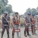 বঙ্গভবনের সামনে কাঁটাতারের বেড়া, মোতায়েন রয়েছে এপিবিএন, বিজিবি, পুলিশ ও সেনাবাহিনী