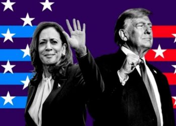 যুক্তরাষ্ট্রের ৪৭তম প্রেসিডেন্ট নির্বাচনে প্রথম ভোটকেন্দ্রে ড্র করলেন কমলা-ট্রাম্প