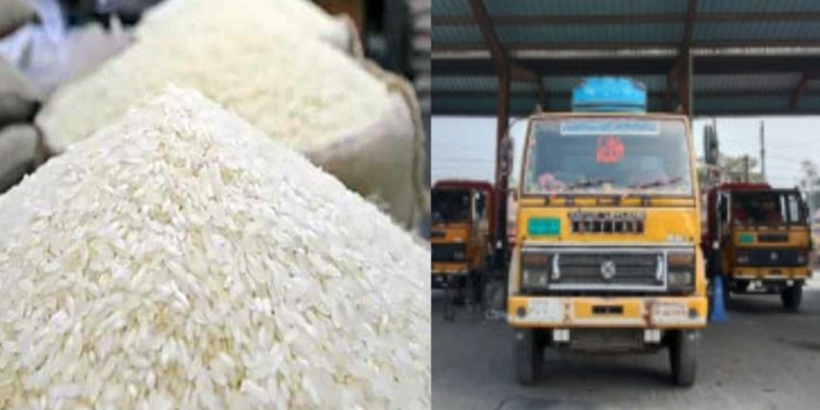 পঞ্চগড়ের বাংলাবান্ধা স্থলবন্দর দিয়ে ভারত থেকে ১০০ মেট্রিক টন চাল আমদানি
