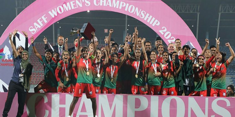 সাফ চ্যাম্পিয়ন হয়ে র‍্যাংকিংয়ে সাত ধাপ এগিয়ে গেলো বাংলাদেশ