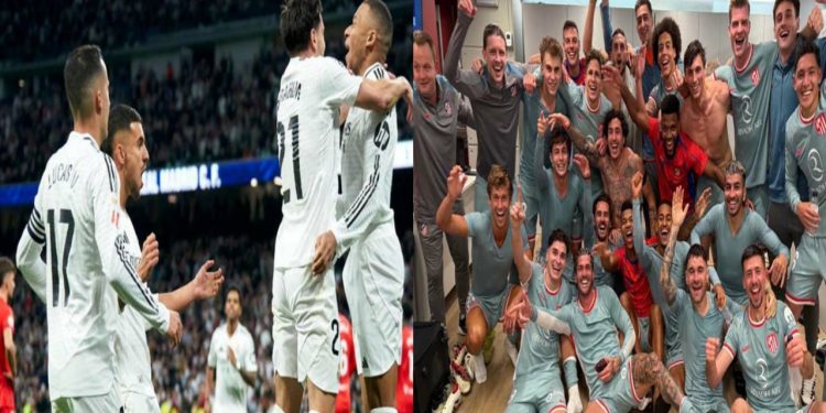 বার্সাকে তিনে ঠেলে শিরোপার নিয়ন্ত্রণ এখন মাদ্রিদের দুই ক্লাবে