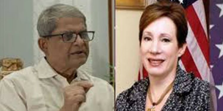 যুক্তরাষ্ট্রের চার্জ দ্য অ্যাফেয়ার্সের বাসভবনে বিএনপির নেতারা