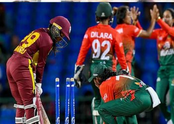 উইন্ডিজের কাছে শেষ ম্যাচে ৫ উইকেটে হেরেছে বাংলাদেশ