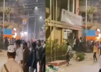 তিন ছাত্র আটকের ঘটনায় উত্তরায় থানায় হামলা