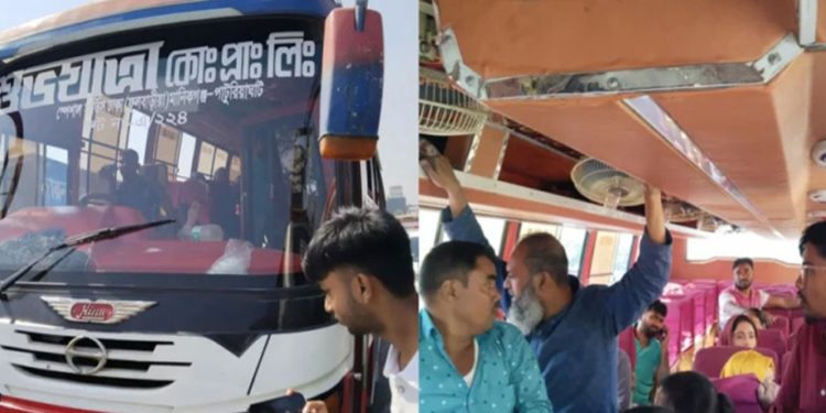 সাভারে যাত্রীবাহী বাসে ছিনতাই, ছুরিকাঘাতে ৩ জন আহত