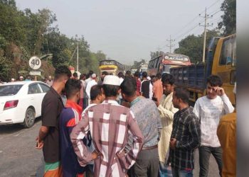 নরসিংদীতে বাসের ধাক্কায় মোটরসাইকেলের দুই আরোহী নিহত