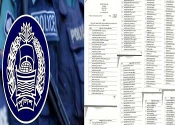 বাংলাদেশ পুলিশের ১০২ জন কর্মকর্তার অতিরিক্ত পুলিশ সুপার পদে পদোন্নতি