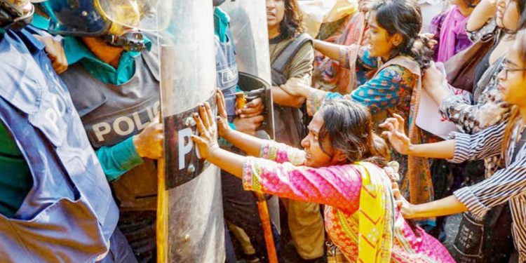 পুলিশের দায়ের করা মামলা প্রত্যাহারের দাবি: ধর্ষণ ও নিপীড়ন বিরোধী বাংলাদেশ প্লাটফর্ম