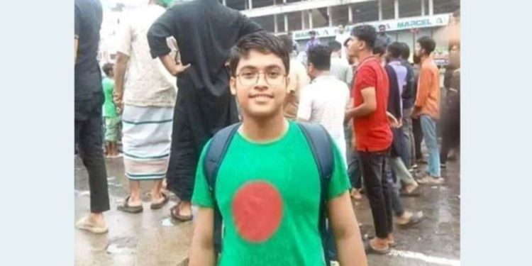 ৫ আগস্ট শহীদ মুনতাসির তাঁর মাকে বলেছিলেন, ‘আমি আজ আর ফিরব না’