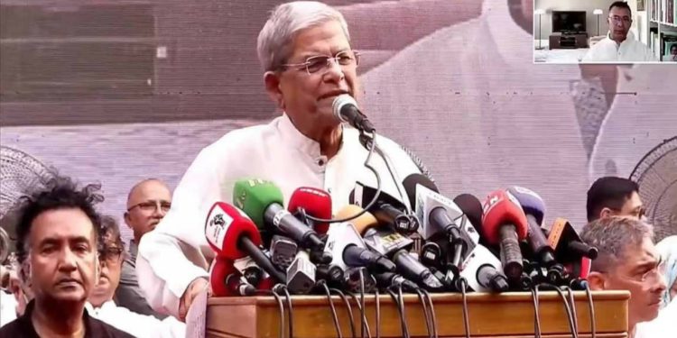 ফ্যাসিবাদের পতন হলেও গণতন্ত্র প্রতিষ্ঠা করা যায়নি: মির্জা ফখরুল