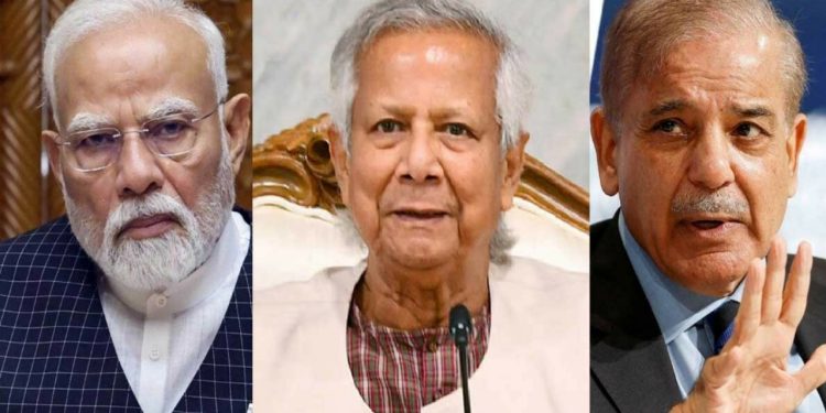 পাকিস্তান ও ভারতের প্রধানমন্ত্রীকে প্রধান উপদেষ্টার অভিনন্দন