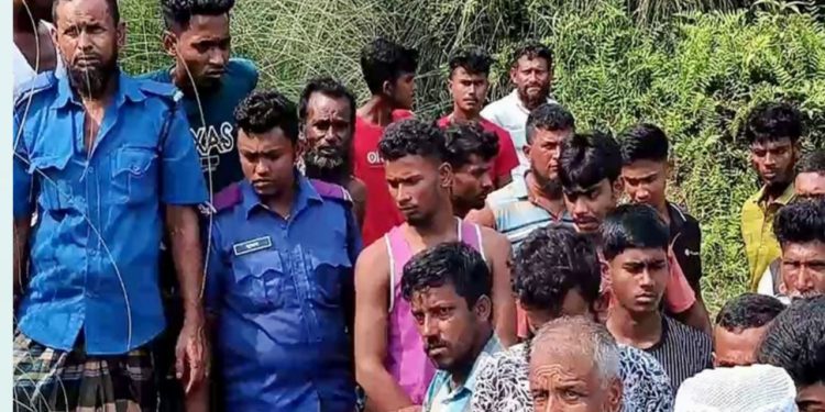 বিলের মধ্যে পুকুরপাড় থেকে সাবেক বিজিবি সদস্যের মরদেহ উদ্ধার