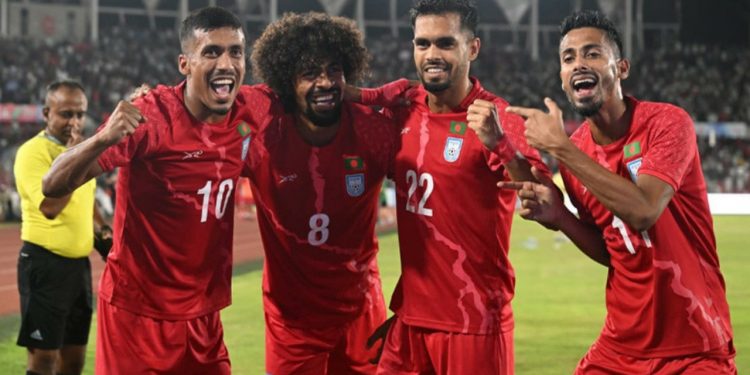 হামজা-সোহেলের গোলে ভুটানের বিপক্ষে ২-০ গোলে জয় পেয়েছে বাংলাদেশ
