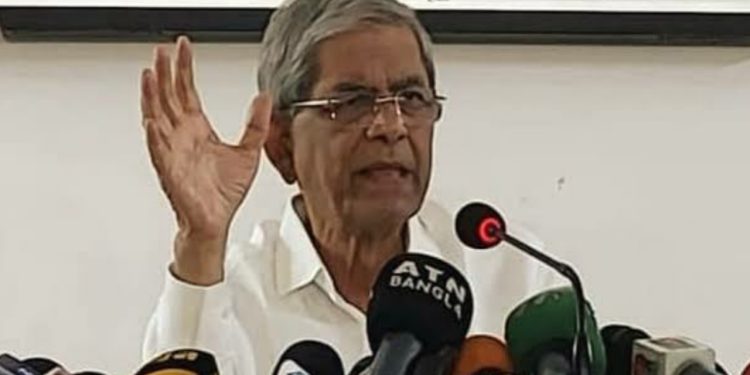 আমি প্রথম দিনেই বলেছি, এই সময় নির্বাচনের জন্য ঠিক না: ফখরুল