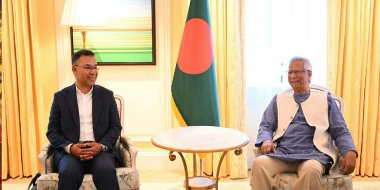 ড. মুহাম্মদ ইউনূস ও তারেক রহমানের বৈঠক শেষ হলো