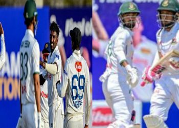 শ্রীলঙ্কার বিপক্ষে বাংলাদেশের প্রথম ইনিংস থামলো ৪৯৫ রানে