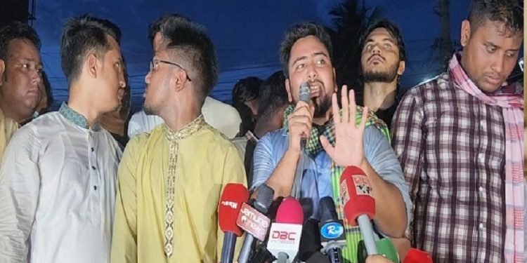 শেখ হাসিনা মানুষের অধিকার হরণ করেছেন, গুম–খুন করেছেন: নাহিদ ইসলাম