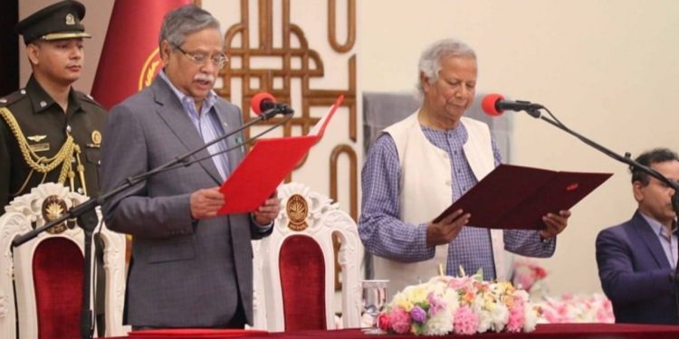 আজ অন্তর্বর্তী সরকারের এক বছর পূর্ণ হলো