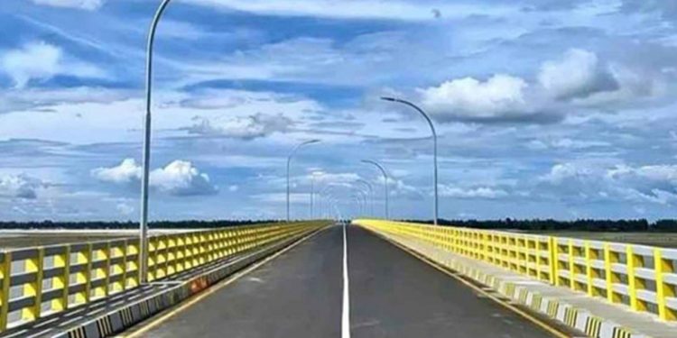উদ্বোধনের একদিন পরই ভাসানী সেতুর ল্যাম্পপোস্টের তার উধাও