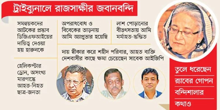 হাসিনা-কামালের নির্দেশে সংঘটিত গণহত্যা