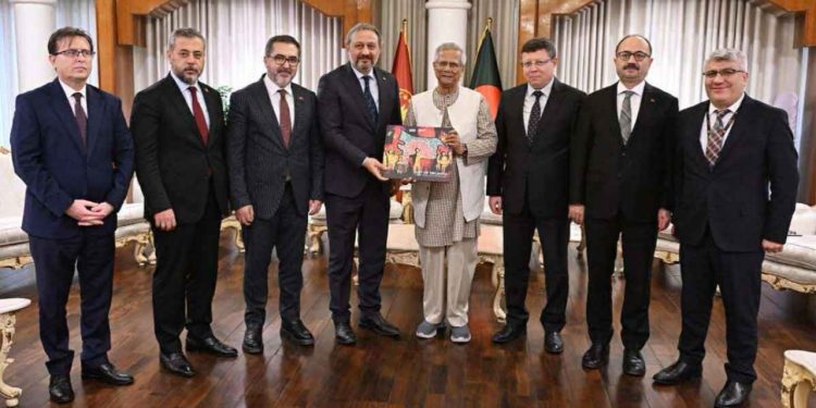 তুর্কি সংসদীয় প্রতিনিধি দলের সঙ্গে প্রধান উপদেষ্টার বৈঠক