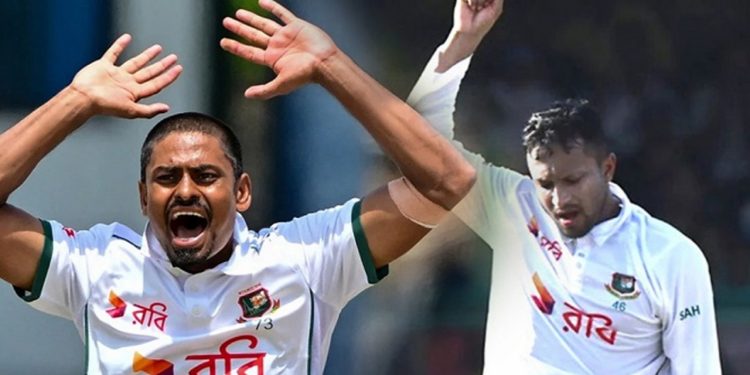 টেস্টে সাকিবকে ছাড়িয়ে এখন সর্বোচ্চ উইকেটশিকারি তাইজুল