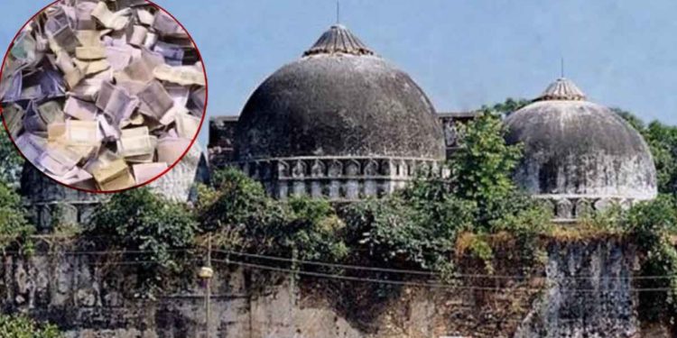 ‘বাবরি মসজিদ’ নির্মাণের প্রথম দিনেই ব্যাংক লিমিট ছাড়ালো