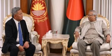 দক্ষিণ কোরিয়ার রাষ্ট্রদূতের সঙ্গে প্রধান উপদেষ্টার বিদায়ী সাক্ষাৎ