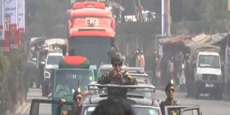 সংসদ ভবনে খালেদা জিয়ার মরদেহ