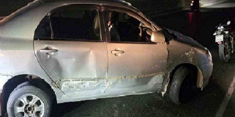 এনসিপির প্রার্থী অল্পের জন্য প্রাণে বাঁচলেন