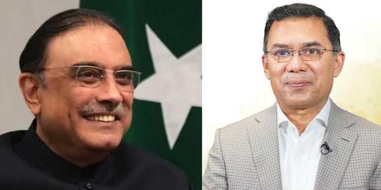 পাকিস্তানের প্রেসিডেন্ট আসিফ আলি জারদারি শুভেচ্ছা জানালেন তারেক রহমানকে